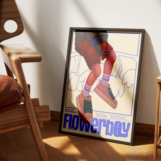 "Flowerboy" Art Print - A2 - A0