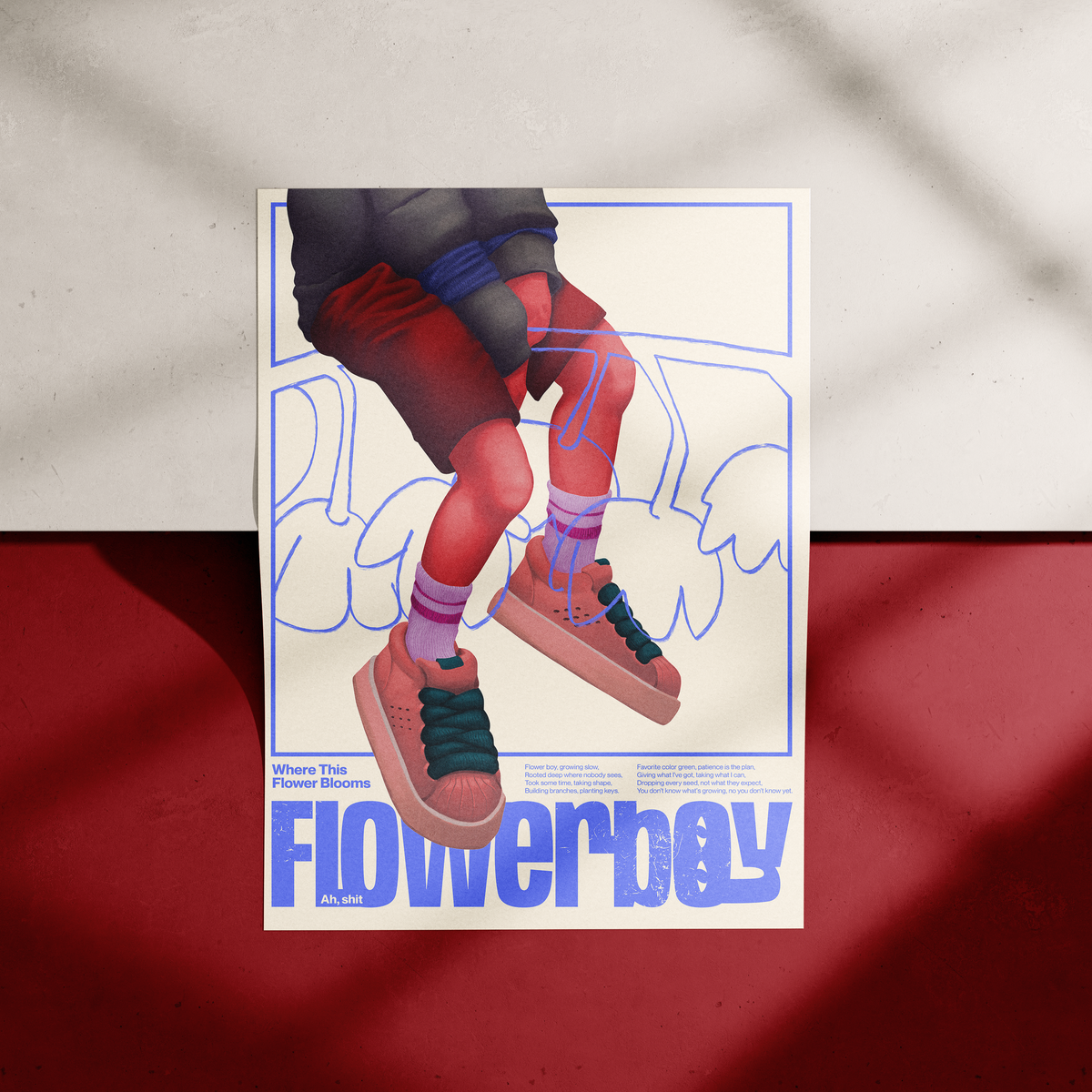 "Flowerboy" Art Print - A2 - A0
