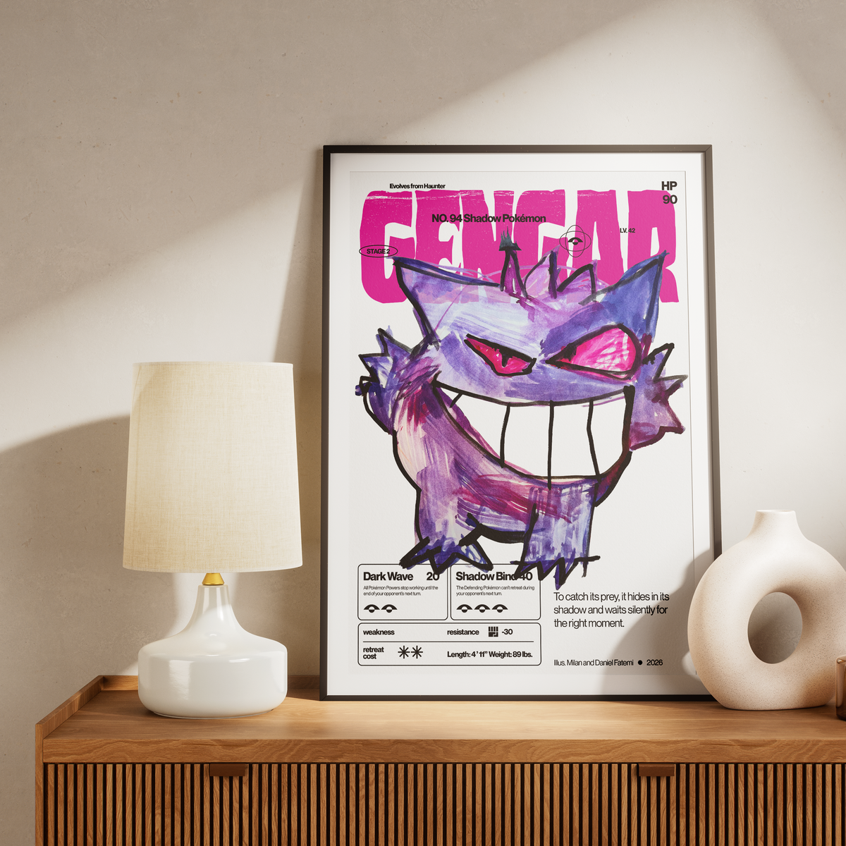 "Big Ghost" Art Print - A4 - A0
