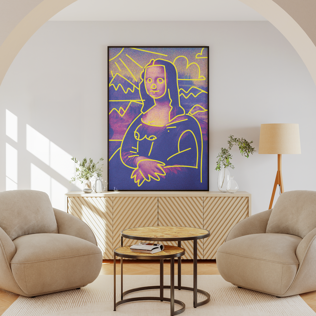 "Original Lisa" Art Print - A2 - A0