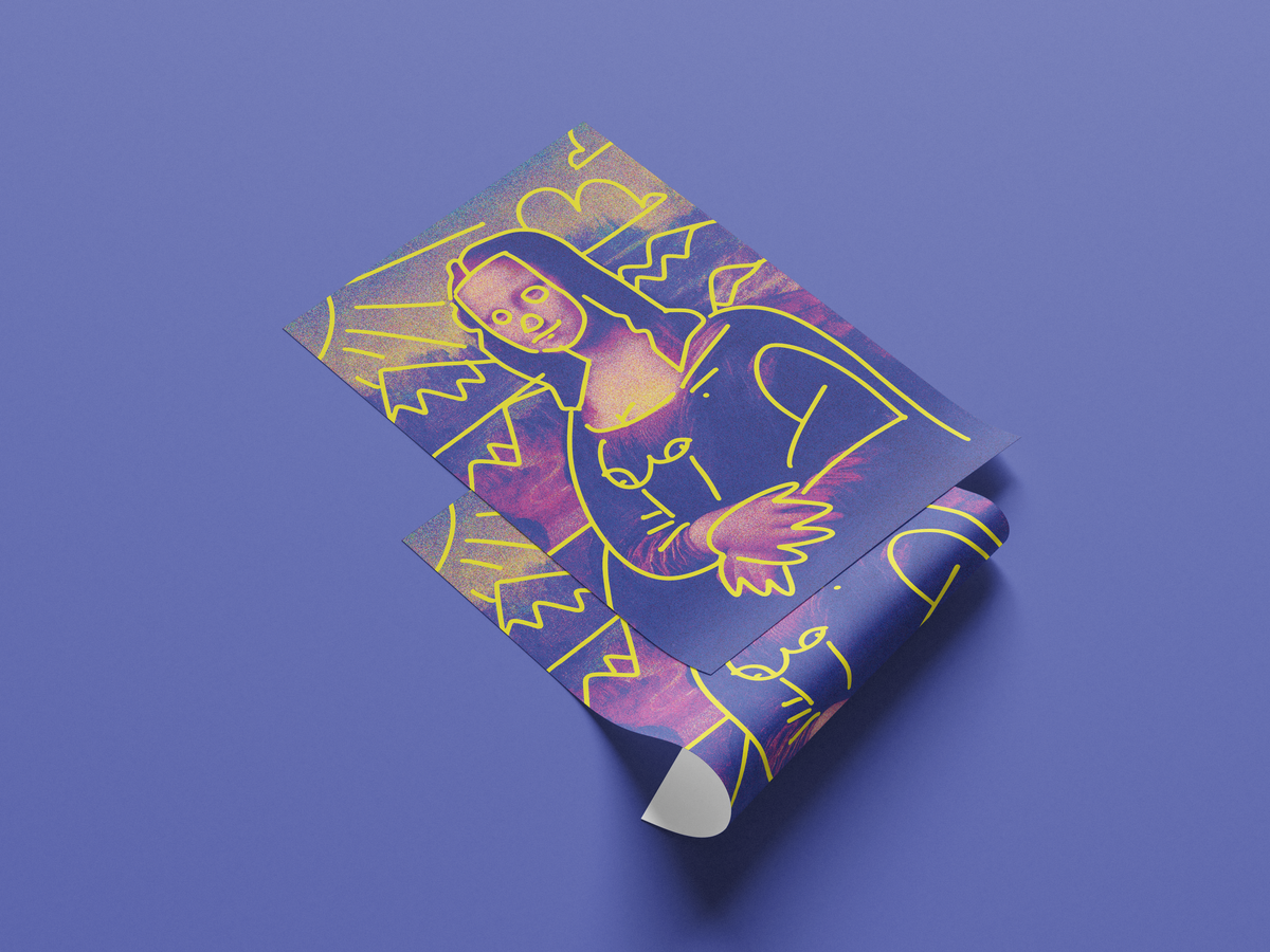 "Original Lisa" Art Print - A2 - A0