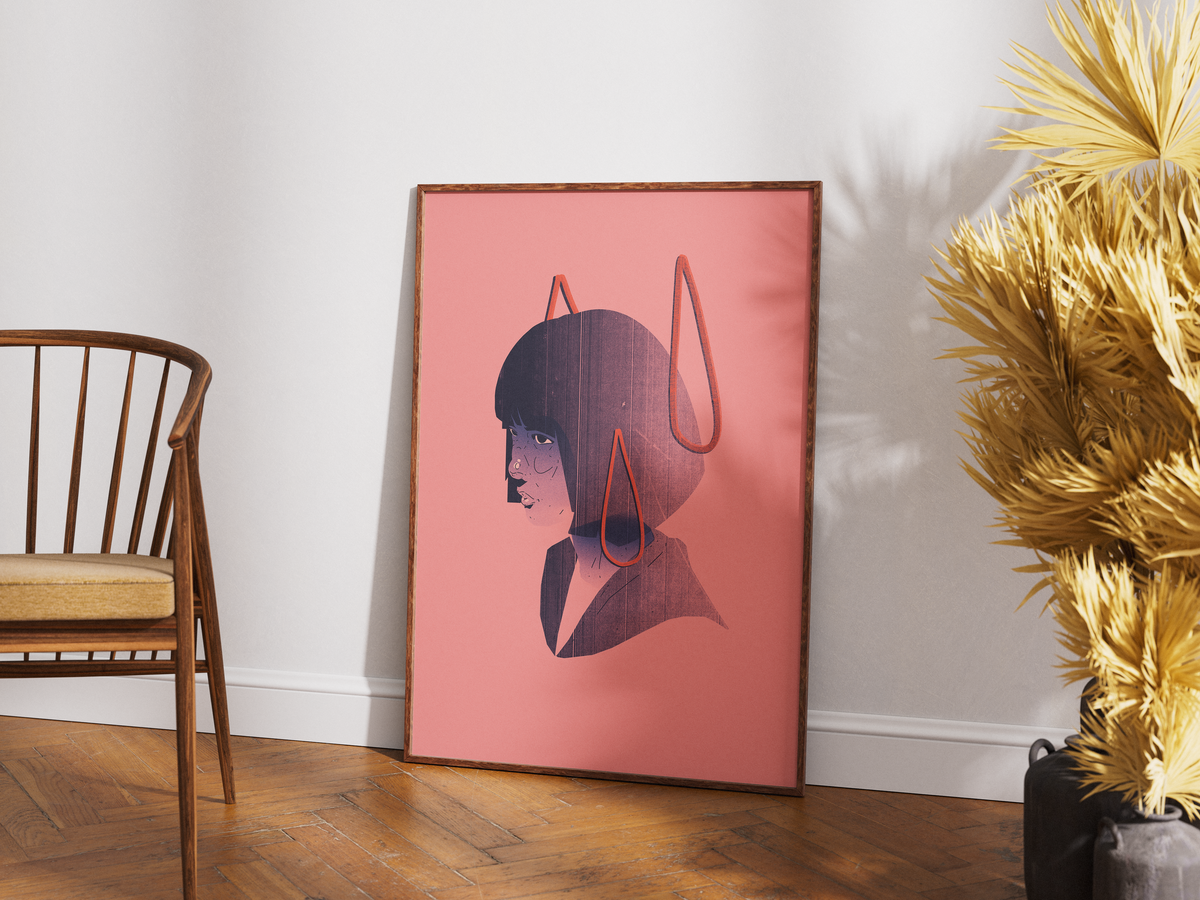 "The Shape of Silence" Art Print - A2 - A0