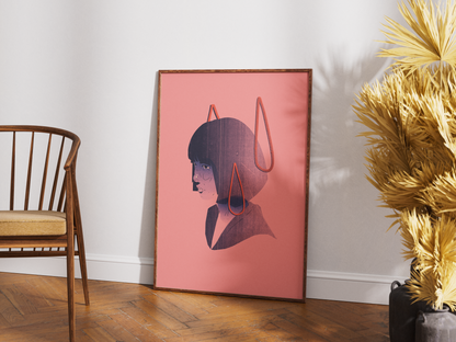 "The Shape of Silence" Art Print - A2 - A0