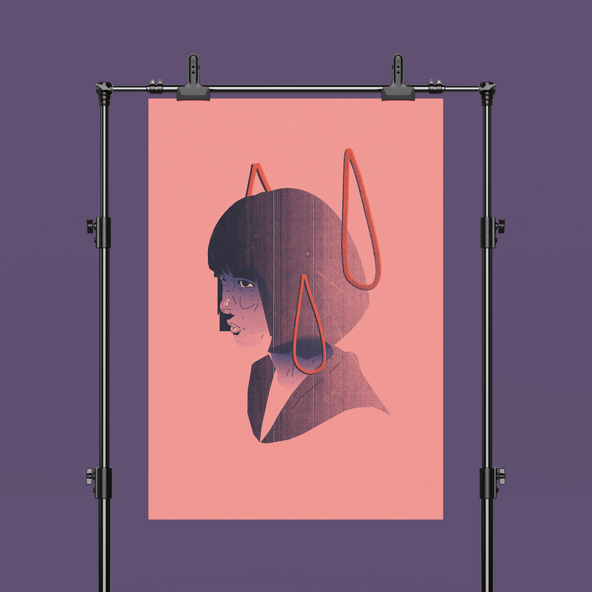 "The Shape of Silence" Art Print - A2 - A0