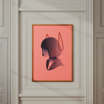 "The Shape of Silence" Art Print - A2 - A0