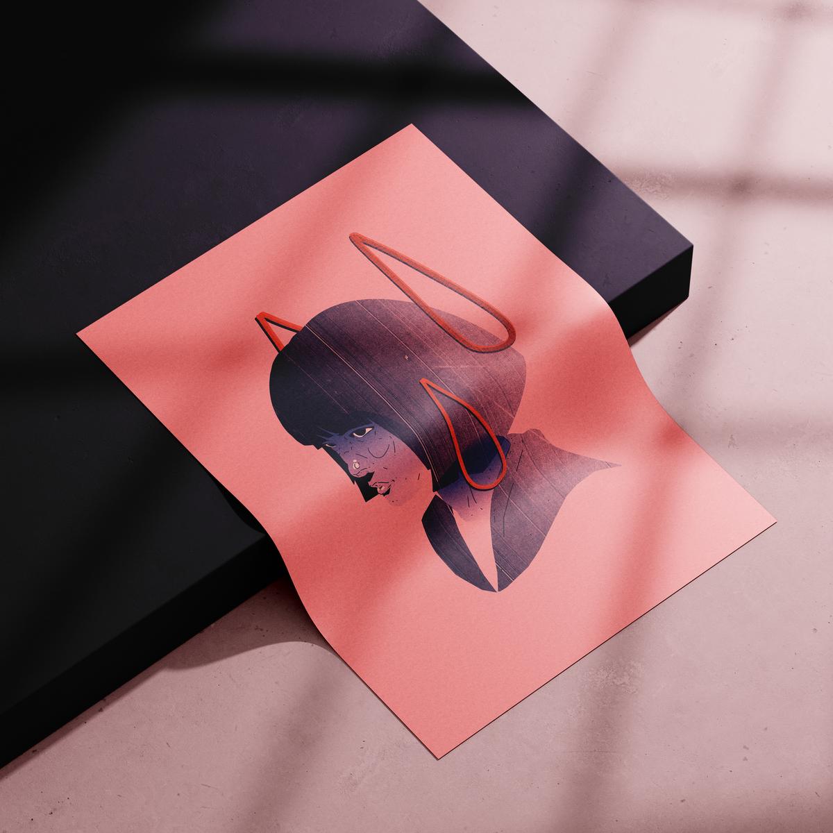 "The Shape of Silence" Art Print - A2 - A0