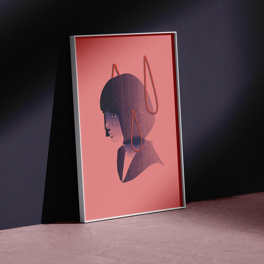 "The Shape of Silence" Art Print - A2 - A0