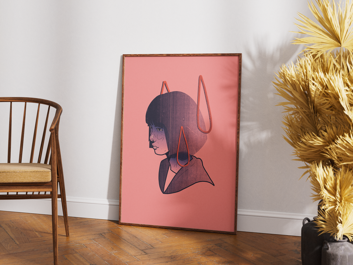 "The Shape of Silence" Art Print - A2 - A0