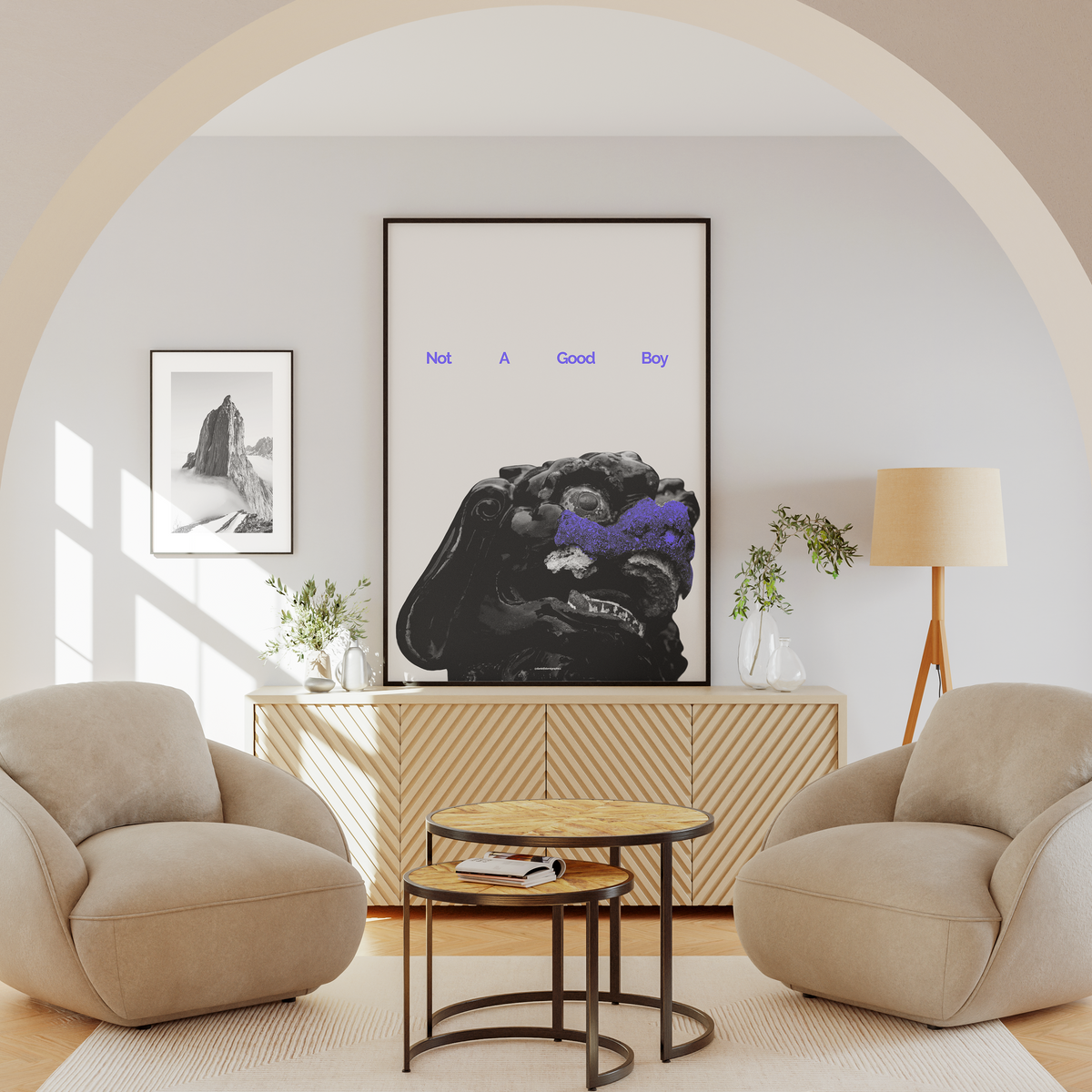 "Not A Good Boy" Art Print - A2 - A0